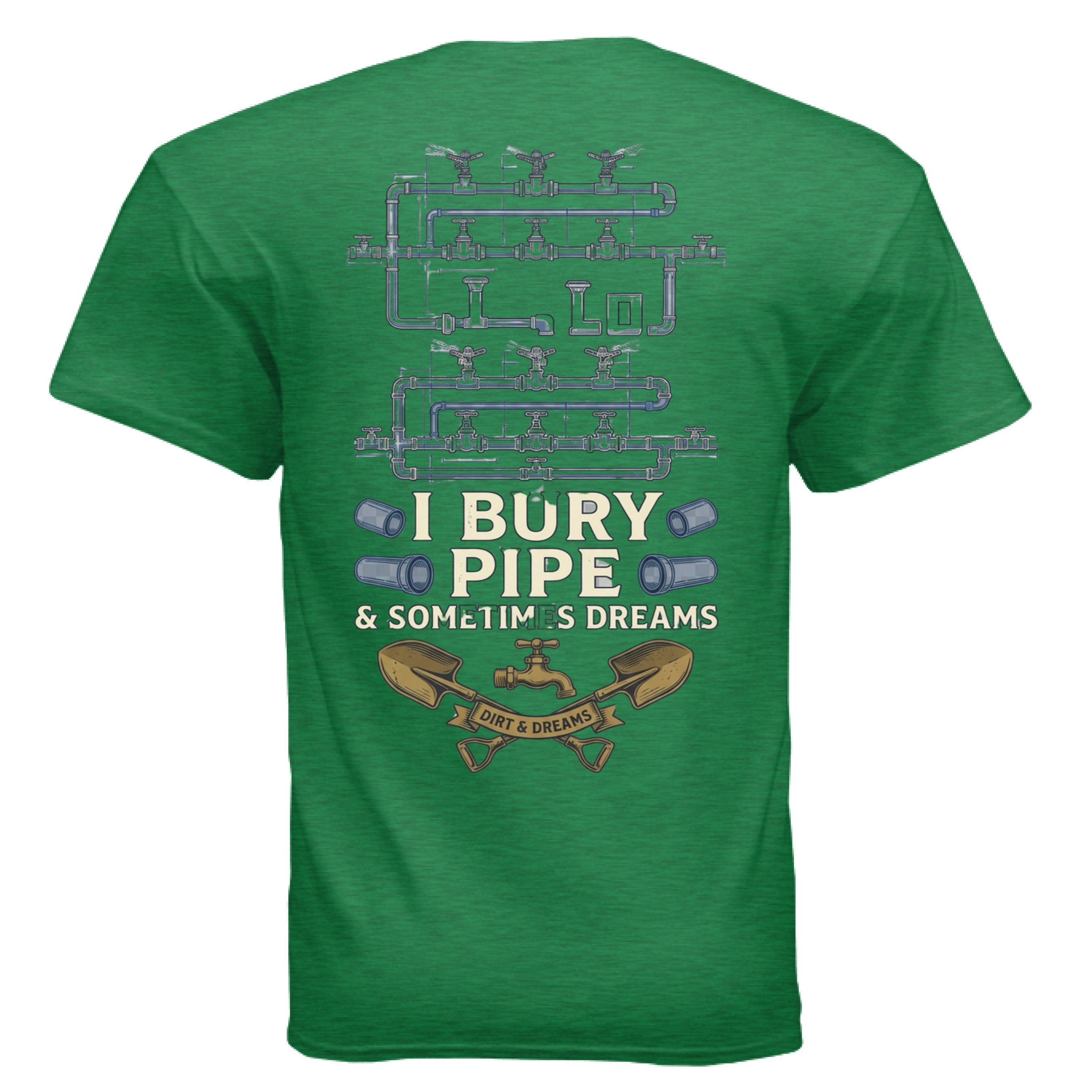 ANTIQUE IRISH GREEN - BACK