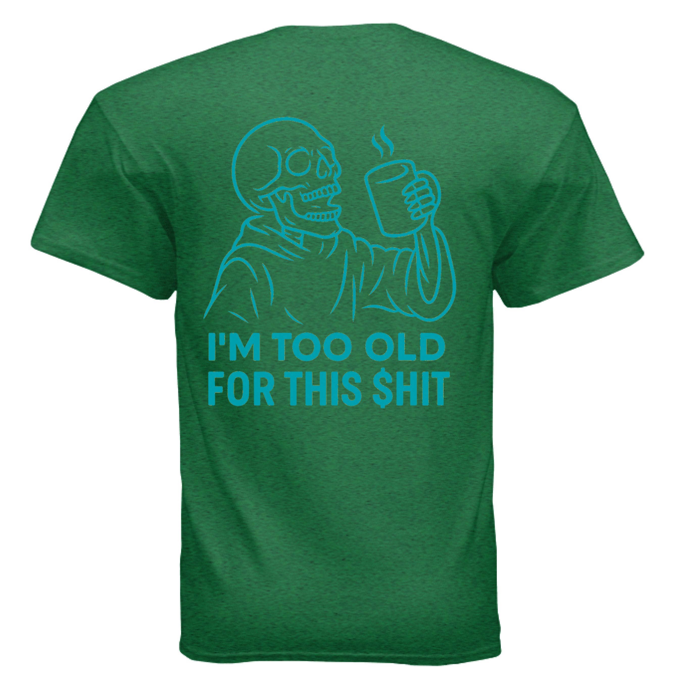ANTIQUE IRISH GREEN - BACK
