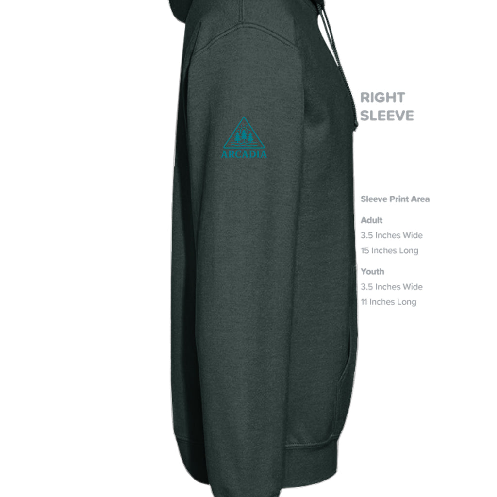Fan Charcoal Heather - G185 - SLEEVE_RIGHT